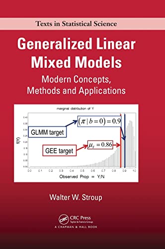 Generalized Linear Mixed Models: Modern Concepts, Methods and Applications (Chapman & Hall/CRC Texts in Statistical Science)